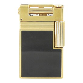 【本物保証】 希少 レア 超美品 エス テー デュポン S.T.DUPONT アーバン ローラーガスライター ハンマーヘッド ブラック×ゴールド 【中古】