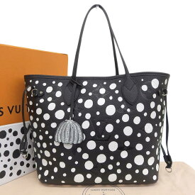 【本物保証】 箱・布袋付 超美品 ルイヴィトン LOUIS VUITTON クサマヤヨイ モノグラムアンプラント ネヴァーフルMM M46390 トートバッグ 【中古】