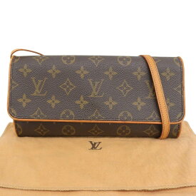 【本物保証】 布袋付 ルイヴィトン LOUIS VUITTON モノグラム ポシェット ツイン GM M51852 ショルダーバッグ 【中古】