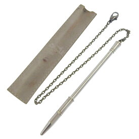 【本物保証】 希少 超美品 エルメス HERMES ボールペン ブラックインク SV925 シルバー925 小型 小さい 【中古】