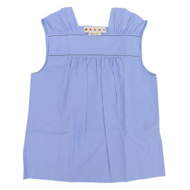 【本物保証】 超美品 マルニ MARNI ノースリーブ カットソー 40 レディース 服 コットン ライトブルー 夏 サマー 【中古】
