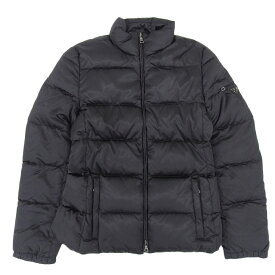 【本物保証】 超美品 プラダ スポーツ PRADA SPORTS 三角プレート ダウンジャケット 29A150 42 約Mサイズ アウター ナイロン ブラック 【中古】