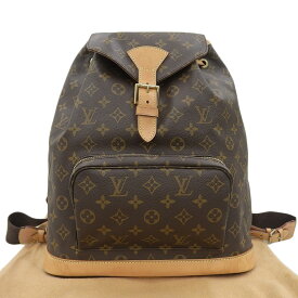 【本物保証】 布袋付 ルイヴィトン LOUIS VUITTON モノグラムモンスリGM M51135 バックパック リュックサック 【中古】