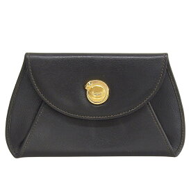 【本物保証】 超美品 カルティエ CARTIER パンテール コインケース 小銭入れ レザー ブラック 豹 ヒョウ ロゴ ヴィンテージ 【中古】
