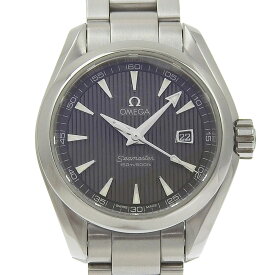 【本物保証】 箱付 新品同様 オメガ OMEGA シーマスター アクアテラ デイト 150m 231 10 61 06 001 グレー文字盤 SS クォーツ 30ミリ 【中古】