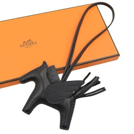 【本物保証】 箱付 新品同様 エルメス HERMES ロデオ ペガサスPM K刻印 チャーム アニョーミロ×スイフト ブラック 【中古】