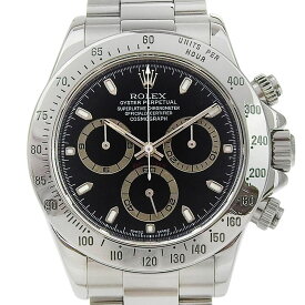【本物保証】 新品同様 ロレックス ROLEX デイトナ 116520 K番 2001～02年頃 黒文字盤 SS 自動巻 オートマ 約40mm メンズ 腕時計 【中古】