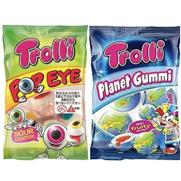 楽天市場】トローリ Trolli 地球グミ＆目玉グミ 本物 正規品 