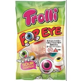 トローリ 目玉グミ 【ポップアイ75g】 tlolli 本物 正規品 ハロウィン お菓子 MSR モッパン 韓国 スペイン産 セット まとめ買い パッケージ