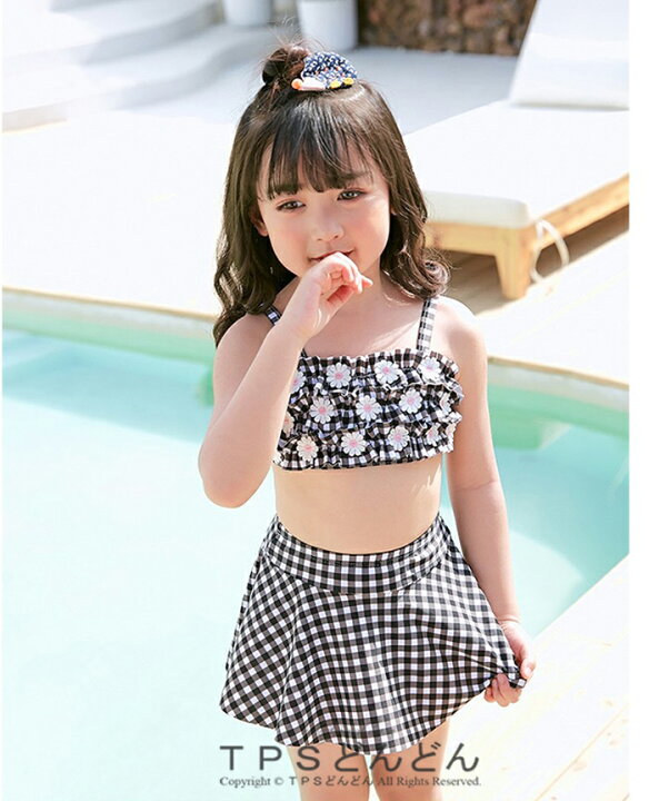 楽天市場 送料無料 キッズ 水着 女の子 ビキニ 水着 女の子 セパレート チェック柄 子ども 水着 スクール水着 キッズ水着 ガールズ ベビースイミング 女児 水着 子供 女の子 おしゃれ キッズ みずぎ ｔｐｓどんどん