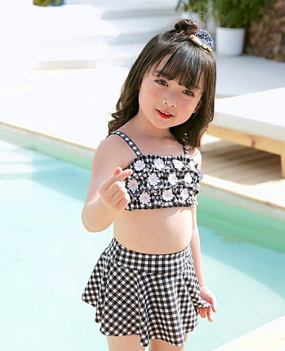 楽天市場 送料無料 キッズ 水着 女の子 ビキニ 水着 女の子 セパレート チェック柄 子ども 水着 スクール水着 キッズ水着 ガールズ ベビースイミング 女児 水着 子供 女の子 おしゃれ キッズ みずぎ ｔｐｓどんどん