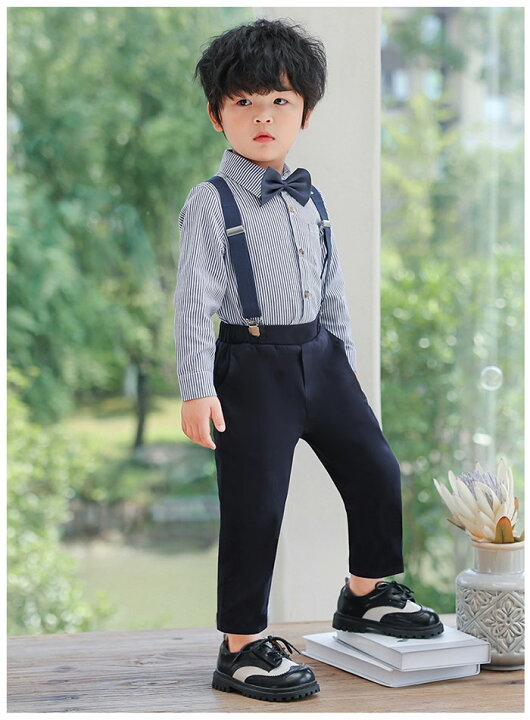 楽天市場】子供スーツ 男の子 4点セット 子供服 フォーマルスーツ 