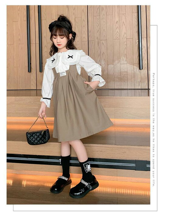 楽天市場】ワンピース 女の子 セットアップ キッズ ワンピース 長袖 