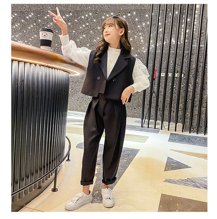 楽天市場】子供スーツ 女の子 フォーマルスーツ 3点セット 入学式  