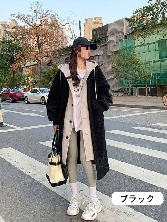 楽天市場】コート レディース 冬 レイヤードボアコート ジャケット  