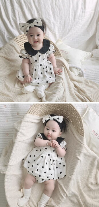 楽天市場】ベビー服 女の子 新生児 夏 セットアップ キッズ ロンパース 