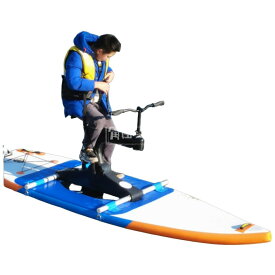 SUP 水上バイク 湖用 インフレータブル ペダルボート シングル インフレータブル ウォーターバイク パドルボード インフレータブル フィッシングカヤック ウォーター フローティング ウォーターバイク 水と釣りの楽しさ+マット