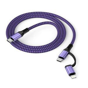 2in1[dP[uUSBCtoLightning/^CvC1.8MPDΉ30W}[df[^]HaoanoTypeCP[uACtH}`[dR[hiPhone15/15