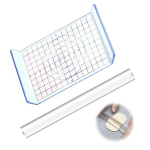 粘土プレス板のし棒セット粘土板陶器彫刻クラフト粘土道具測定U字型耐久性DIYツール