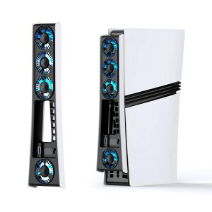 PS5Pro�Ή���p�t�@��|���x�Z���T�[&LED���C�g����|USB3.0�|�[�g�t���w�ʃN�[�����O�t�@��(�f�B�X�N&�f�W�^�����Ή�)(�l�A�t�@���^�C�v)