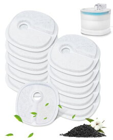 Cunina猫水飲み器用フィルター猫水フィルター猫給水器Cheerble互換フィルターペット自動給水器フィルターヤシ殻活性炭とイオン交換樹脂水軟化E1USB給電式-1&E1+充電式-1給水器に適用互換品10個