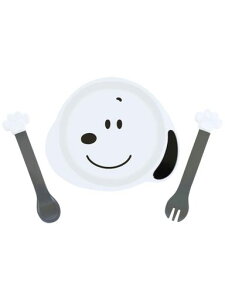 錦化成お子様プレートスプーンフォーク付きスヌーピーベビー食器離乳食日本製電子レンジ対応食洗機・乾燥機対応約14.5x2.5x12.5cm小分けにできる