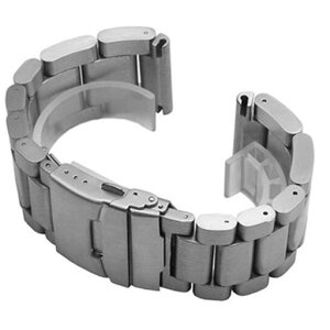 [watches419]�������鎞�v�o���h�E�H�b�`�x���g�X�e�����X�x���g���v�o���h�T�C�Y22mm�����x���g�����x���g�o�l�_�͂����t��(22mm�V���o�[)