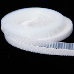 極薄柔らかい非常に狭い幅約6mm長さ約3mベルクロ手縫いドール面ファスナー手芸多用途縫製用裁縫細幅強力縫製タイプ裏粘着剤なし人形用ドール服の材料裁縫用DIY靴服飾部品とうめい