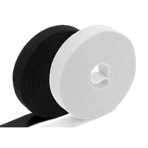 DELUXEFOX面ファスナー2個入り20mmx5m結束バンドマジックテープ強力結束バンドマジックテープ布用強力結束バンドで収納をスマートに?束バンドがDIYや業務用に役立っています