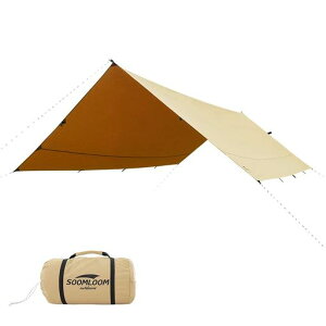 SoomloomレクタタープAdranus3.0mX3.85m焚き火可ポリコットンTCファイアプレイス遮熱性/耐火性/耐水性優れサンシェードアウトドア
