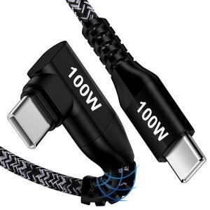 USBC�P�[�u��L��PD�Ή�typec100W/5A�}���[�dL�^���o��1.8MUSB-CtoUSB-C�P�[�u���f���h�~�i�C�����҂ݏ[�d�R�[�h�^�C�vc�X�}�z/MacBook/iPad/iPhone16