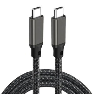 USB-C&USB-C�P�[�u��1mSLEIJAOOE�y240W�}���[�d/USB3.2Gen2x2-20Gbps�f�[�^�]���zPD3.0/QC3.0�������[�d8K/60Hz�f���o��E-Marker����