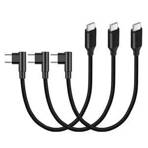 USB-C&USB-C�P�[�u��L��(0.5m�u���b�N)�y3�{�g�zSLEIJAOOE�y60W�}���[�d/USB2.0�K�i/PD�Ή��z���ϋv�i�C����TypeC(CtoC)�P�[�u��50cm�Z��