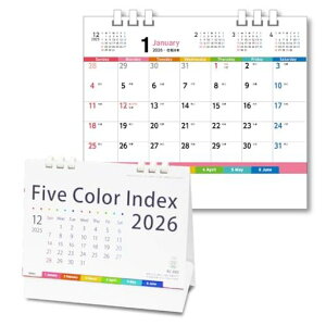 �L���O�R�[�|���[�V����2026�N�J�����_�[���FiveColorIndex155x180mmKC002