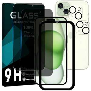 �Ή�iPhone15Plus�K���X�t�C�����`�����h�~�y2+2���Z�b�gAGC���Ɏq�K�C�h�g�t���ziPhone15plus�t�C�����̂������h�~(2��)+�����Y�ی�t�B����(2��)�A�C�z��15plus�t���ی�t�B����