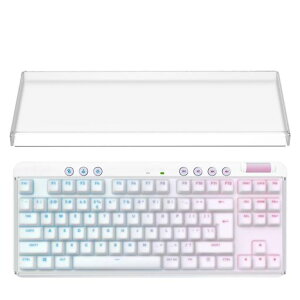 Geekriaキーボードカバーケース互換品ロジクールLogicoolG715/G713テンキーレスワイヤレスメカニカルゲーミングキーボード透明アクリルカバー保護カバー(曇った)