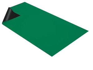 ホーザン(HOZAN)導電性カラーマット静電気対策RoHS対応PVC製グリーン作業表面・保管棚におすすめESD対策品クリーン環境対応品1x1.8mF-723