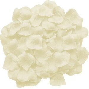 花びら3000枚セットフラワーシャワー薔薇バラの花びらローズ造花プロポーズ飾り結婚式ウエディング2次会誕生日お祝いクリスマスパーティー用飾り桜吹雪撮影演出小物人気(クリームホワ…
