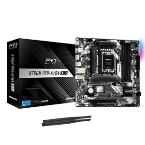 ywebzASRock}U[{[hB760MPro-A/D4WiFiIntel12E13CPU(LGA1700)ΉB760`bvZbgDDR4BluetoothMicroATX