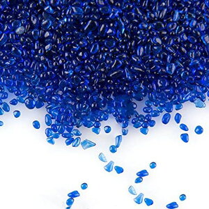 MUYYIKAアクアリウム水槽用飾り石彩り石観賞魚クリスタルガラス石水族用品底砂・砂利庭・ガーデン飾り石(約500g)