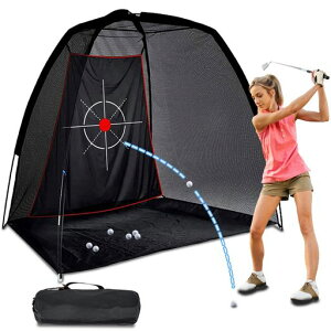 ゴルフネットゴルフ練習ネット練習用ゴルフネット素振り2.4x1.8x1.5m室内屋外組み立て式設置簡単キャリーバッグ付き