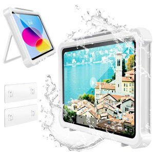 タブレット防水ケースお風呂TiMOVO2023年タブレットホルダー11インチまでスマホ兼用iPad壁掛け耐水防霧強力粘着高感度タッチパネル操作可能浴室洗面所キッチン動画鑑賞iPad11(A16)/10世代/Air