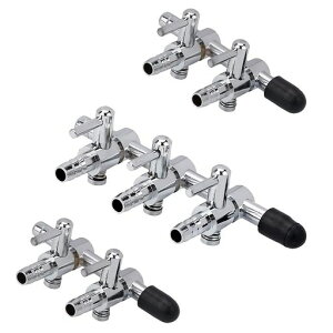 WanFengXue3個入りエアチューブ分岐ステンレス鋼エアチューブ2分岐と3分岐アクアリウムエアーチューブ水槽用気流制御インストール簡単魚タンクエアレーション用品継手