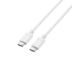 �G���R��USB-C&USB-C�P�[�u��100WUSBPD�Ή�2m�z���C�g�yiPhone16�V���[�Y�Ή����؍ρzMPA-CC5P20WH