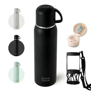 BOTTLE BOTTLE ���� 1���b�g�� ��e�� BPA�t���[ ������t�� �����^�т₷�� �􂢂₷�� �R��h�~ �}�C�{�g�� �R�b�v�t�� �ۉ��ۗ� ���@�r ������ �R�b�v���� �u���b�N