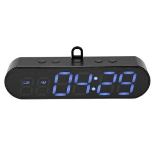 多機能ポータブルジムタイマー1000mAhUSBフィットネススポーツインターバルワークアウト目覚まし時計、時計表示付き、3つのカスタムインターバルタイマー、ラウンドごとにカウントアッ…