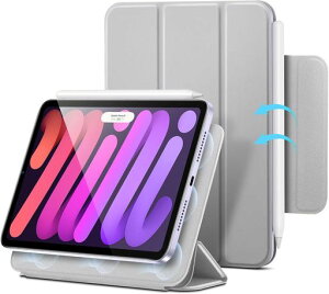 ESRiPadmini7�P�[�X(A17Pro�A2024)iPadmini��7/6����P�[�X(8.3�C���`�A2024/2021)�X�����O�܂�2WAY�X�^���h���̓}�O�l�b�g�A�^�b�`�����g�ϋv���ی�Pencil