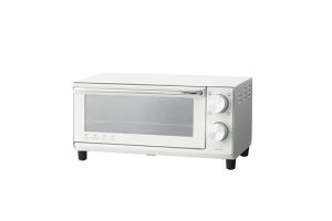 TWINBIRD(ツインバード)オーブントースター2枚焼き一人暮らし15分タイマー4段階出力切替コンパクト高さ約17cmハーフミラーガラストレー付ホワイトTS-D038W