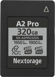 Nextorage{[J[CFexpress4.0TypeA320GB[J[hVPG800VPG400őǂݏox1950MB/ső发ݑx1900MB/spSLCtbVڃnCGhf