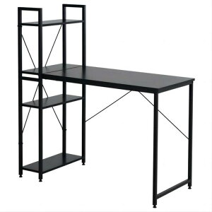 オーエスジェイ(OSJ)パソコンデスク収納ラック付き一体分離両用4段シェルフ付パソコンデスク木製収納付座デスクミシン台シェルフ付きデスクデスク付きシェルフ書斎机書斎デスク学習机…